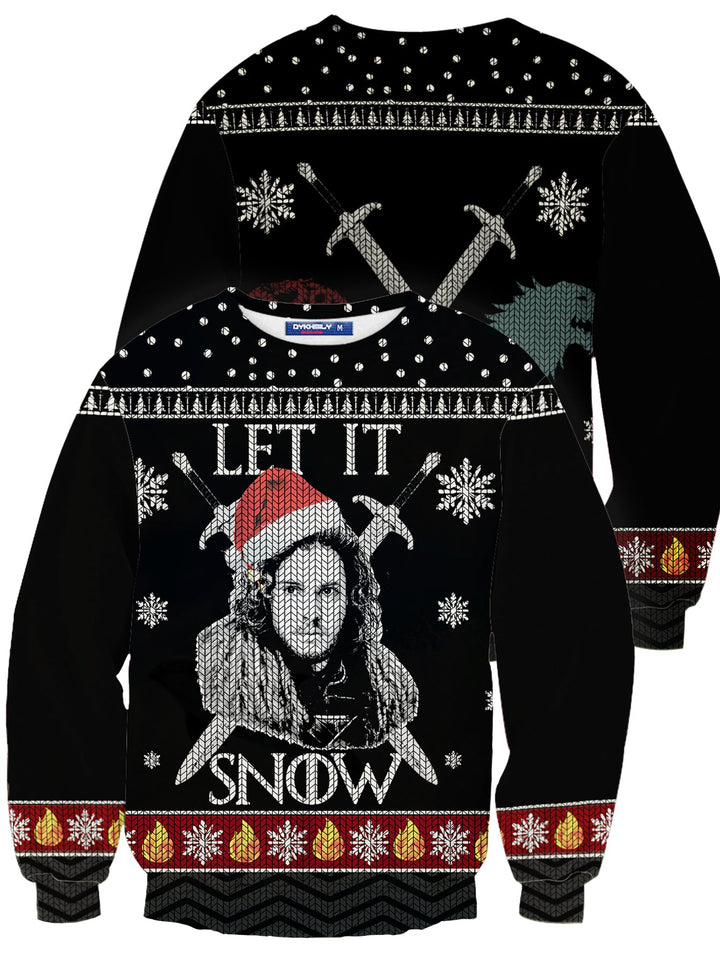 Fandomaniax - Let It Snow Unisex Wool Sweater