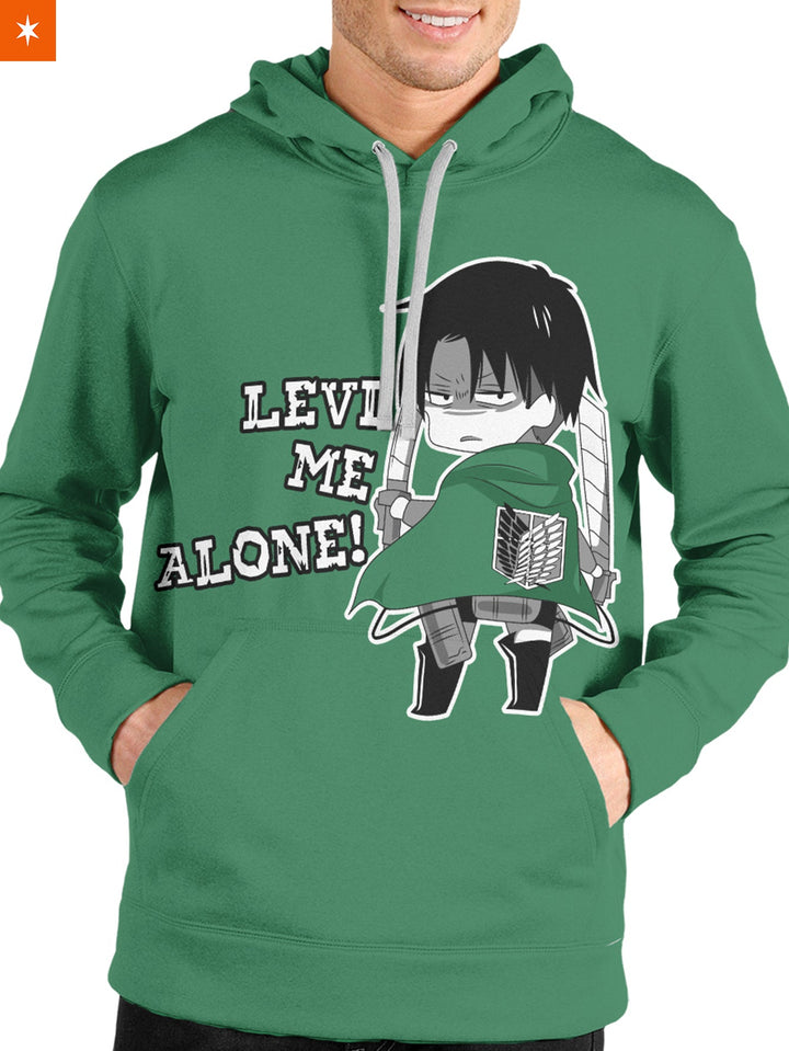 Fandomaniax - Levi Me Alone Unisex Pullover Hoodie