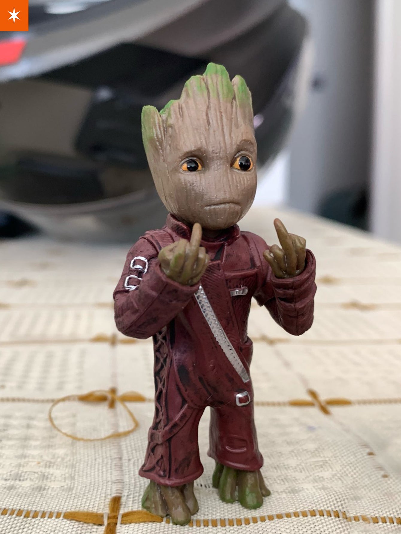 Fandomaniax Limited Stocks Left feisty GROOT keychain