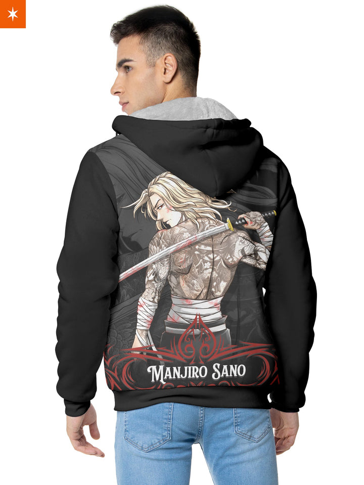 Fandomaniax - Manjiro Mafia Velvet Hoodie