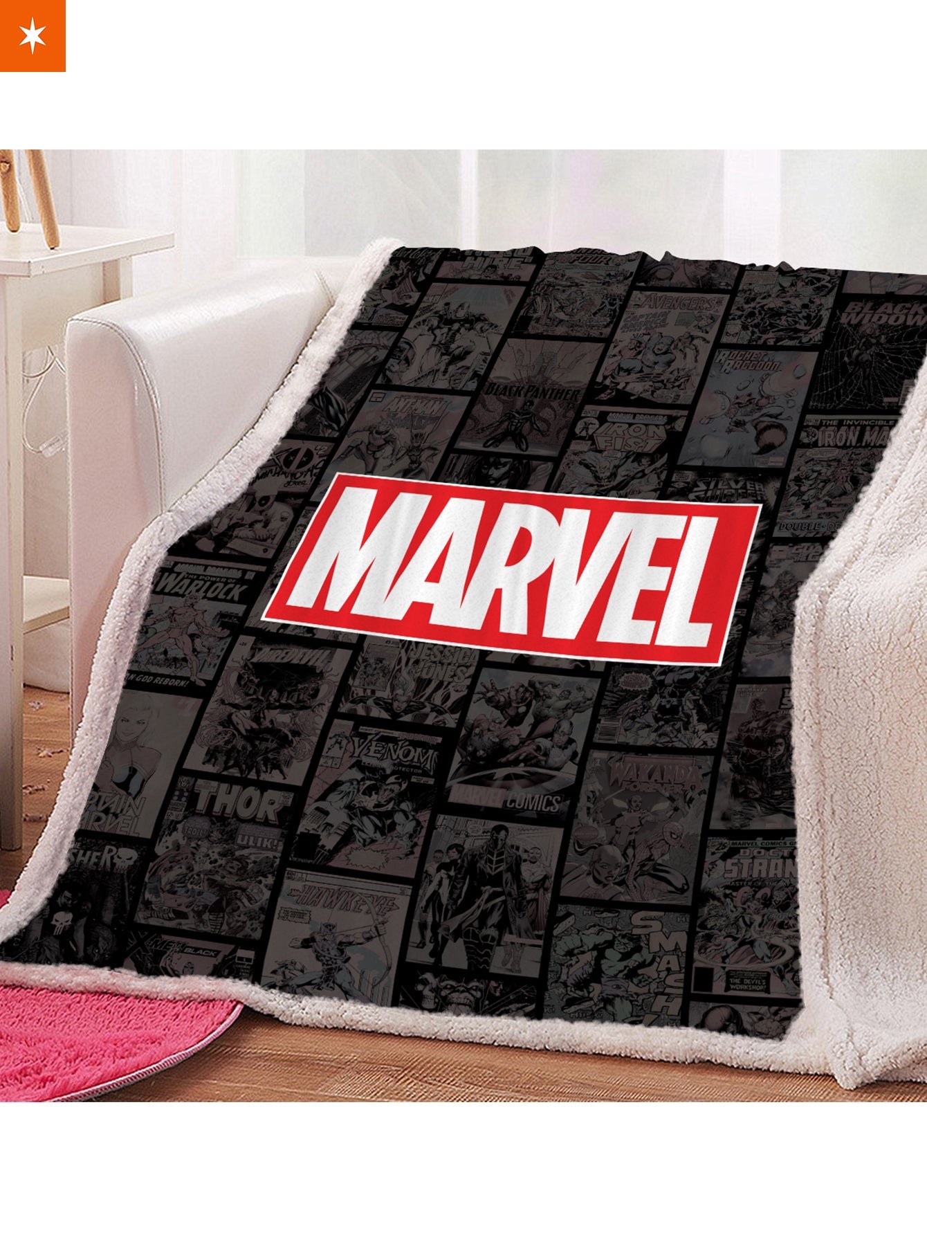 Marvel throw online blanket