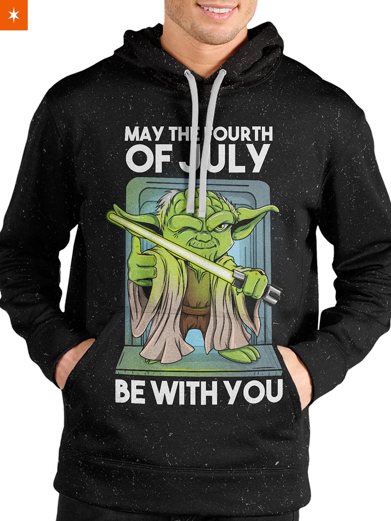 Fandomaniax - May the 4th of July be with you Unisex Pullover Hoodie