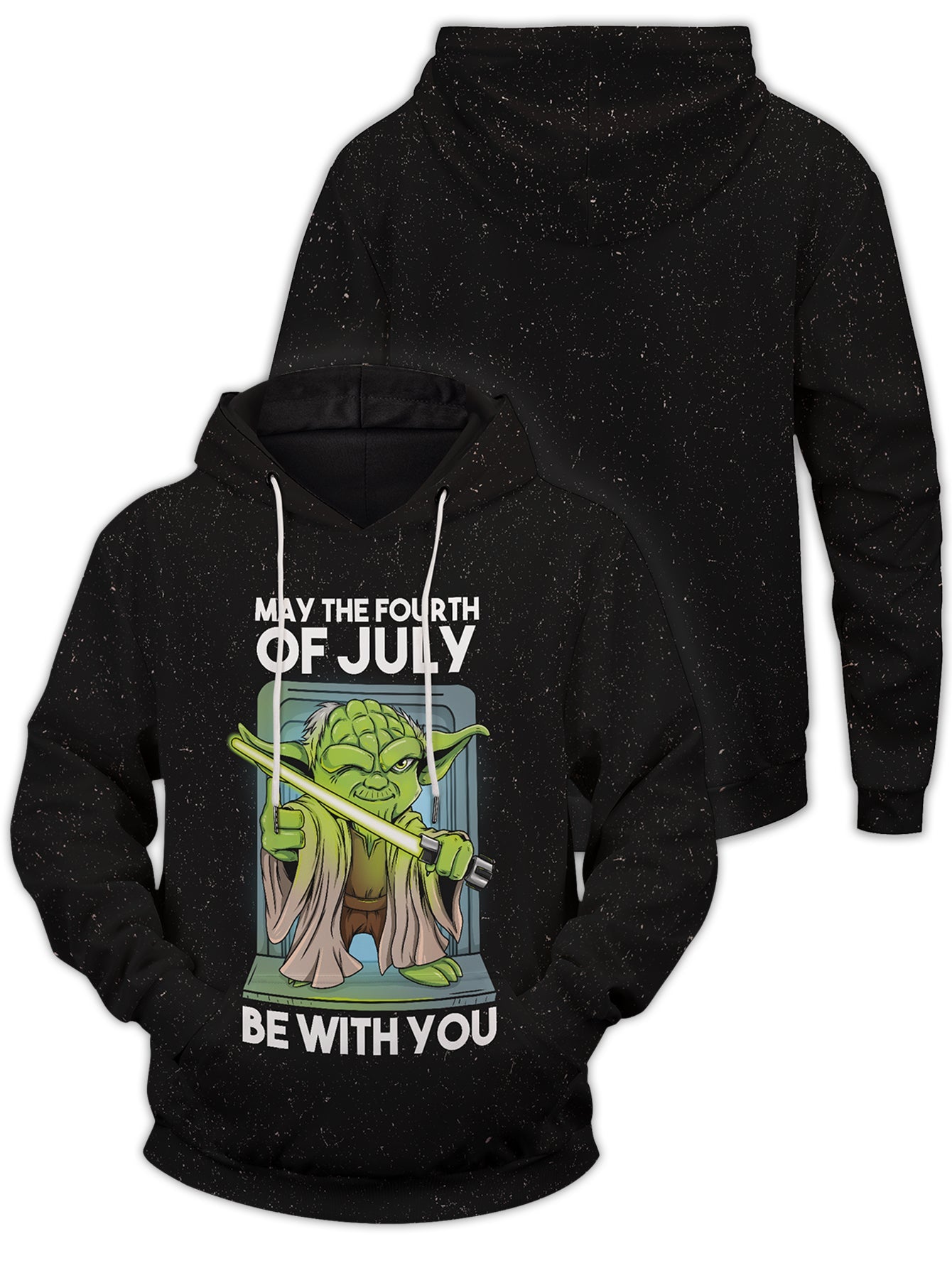 Fandomaniax - May the 4th of July be with you Unisex Pullover Hoodie