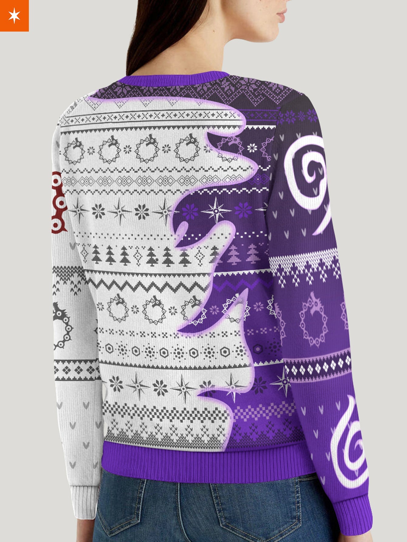 Fandomaniax - Meliodas Demon Mark Unisex Wool Sweater