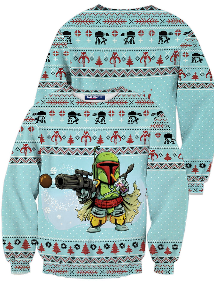 Fandomaniax - MERRY BobaMAS Unisex Wool Sweater