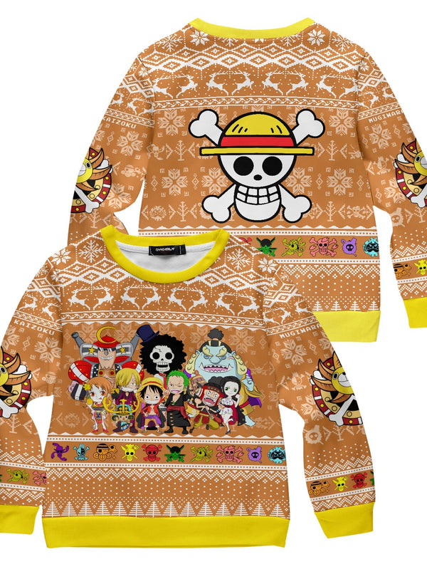 Fandomaniax - Merry Mugiwara Pirates Kids Unisex Wool Sweater