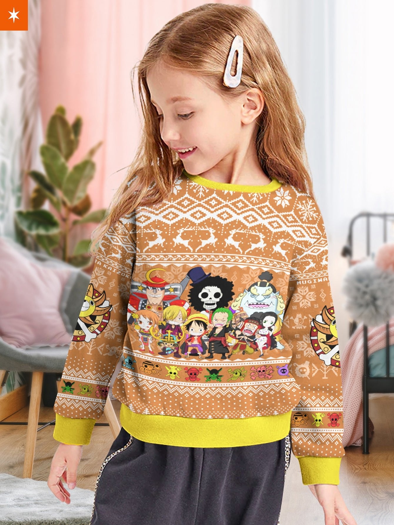 Fandomaniax - Merry Mugiwara Pirates Kids Unisex Wool Sweater