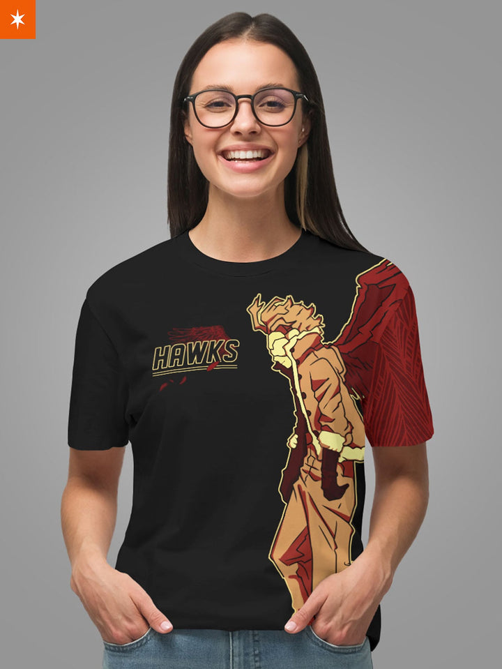 Fandomaniax - MHA Hero Hawks Unisex T-Shirt