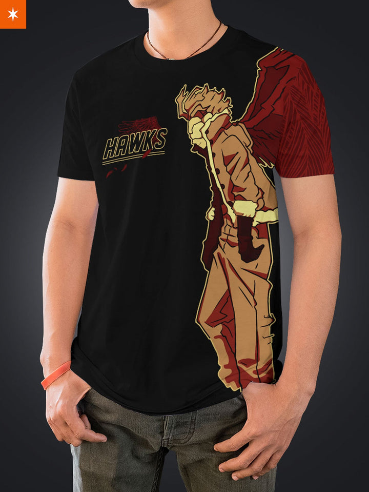 Fandomaniax - MHA Hero Hawks Unisex T-Shirt