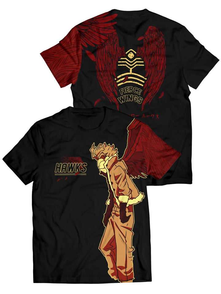 Fandomaniax - MHA Hero Hawks Unisex T-Shirt