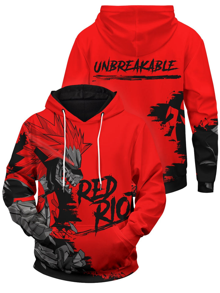 Fandomaniax - MHA Hero Kirishima Unisex Pullover Hoodie