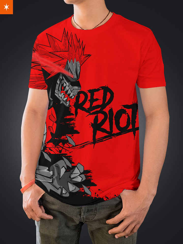 Fandomaniax - MHA Hero Kirishima Unisex T-Shirt