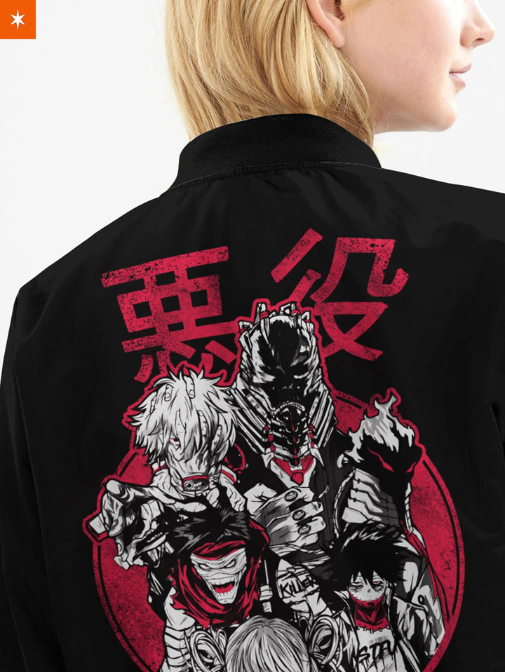 Fandomaniax - MHA Villains Bomber Jacket