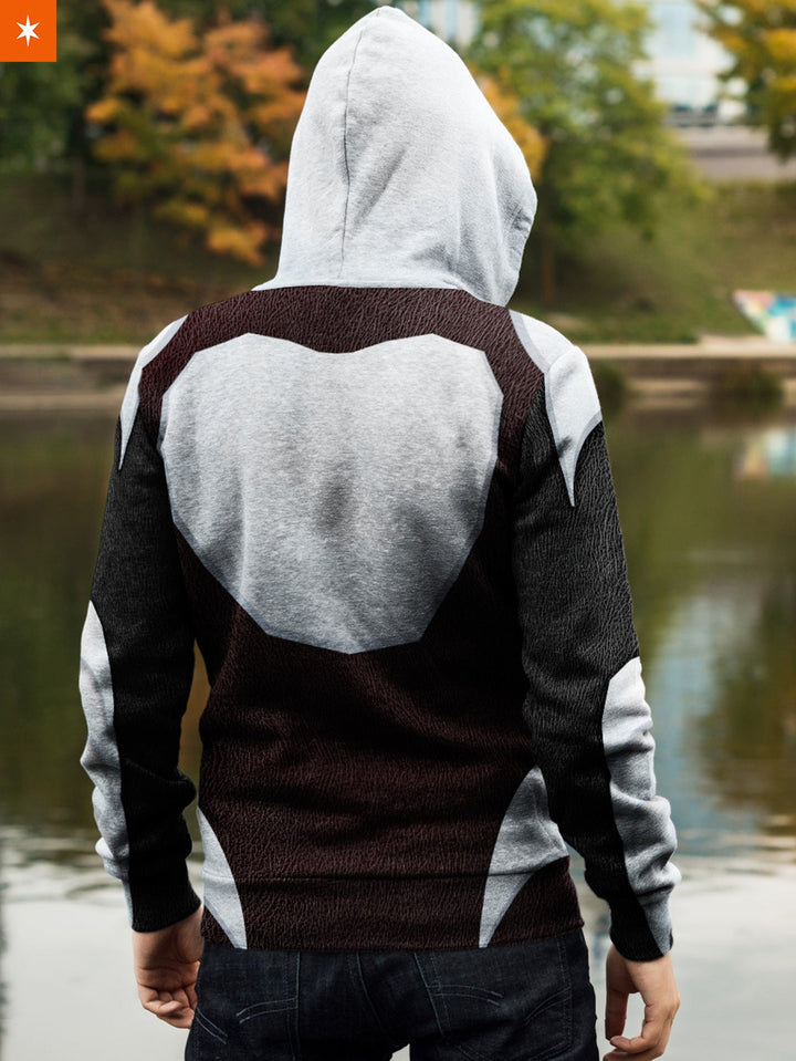 Fandomaniax - Moon Knight Unisex Zipped Hoodie