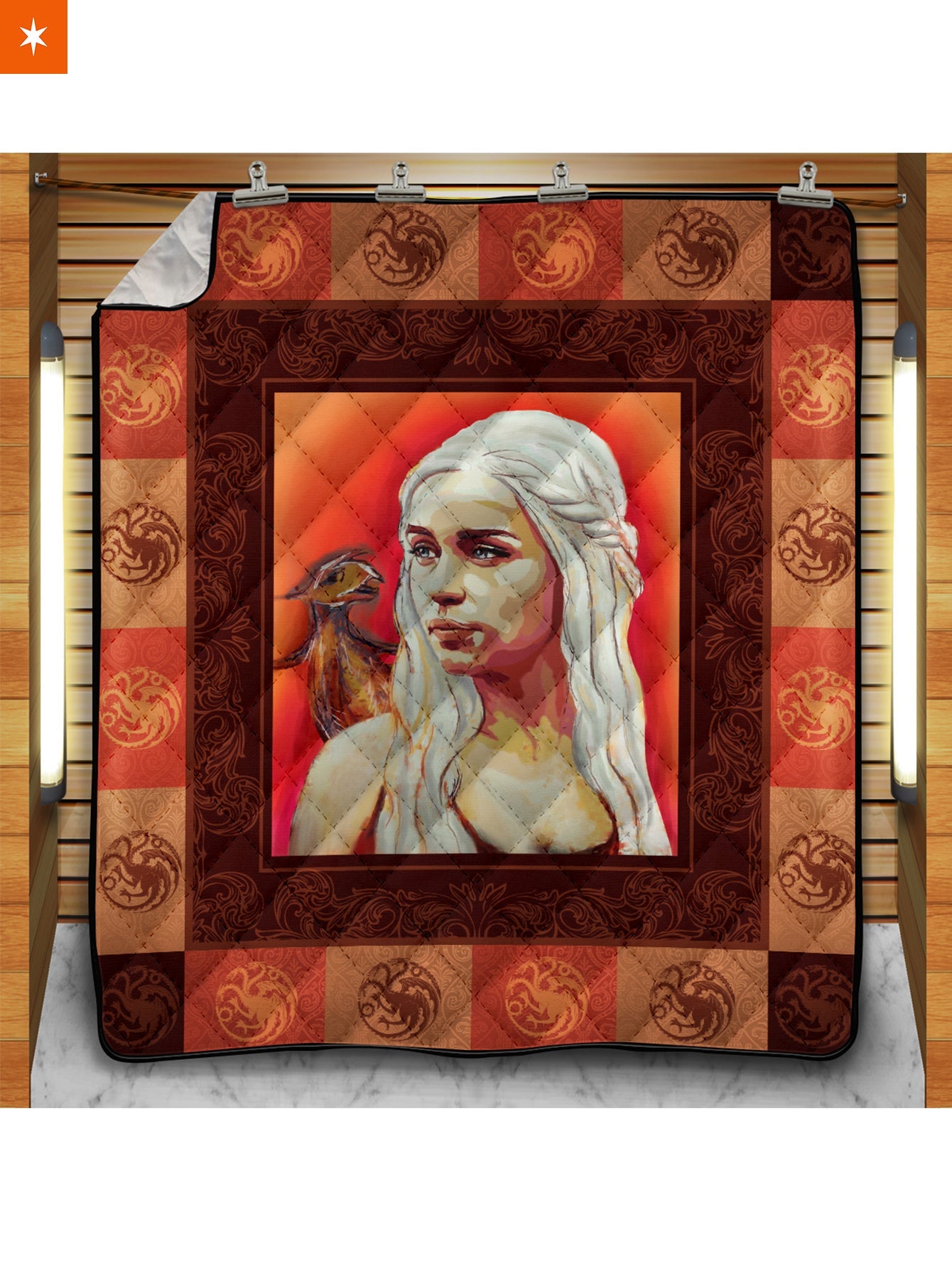 Fandomaniax - Mother of Dragons Quilt Blanket