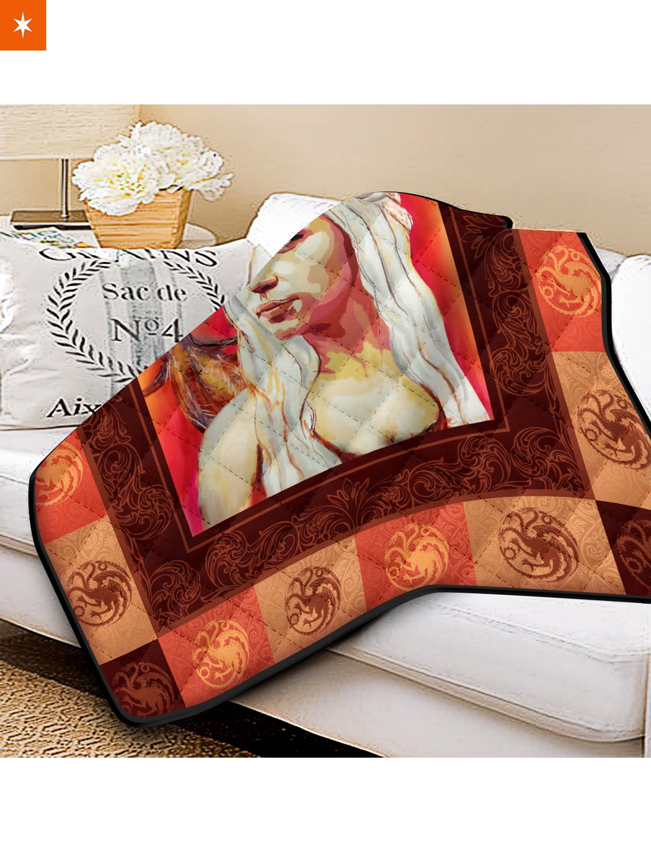 Fandomaniax - Mother of Dragons Quilt Blanket