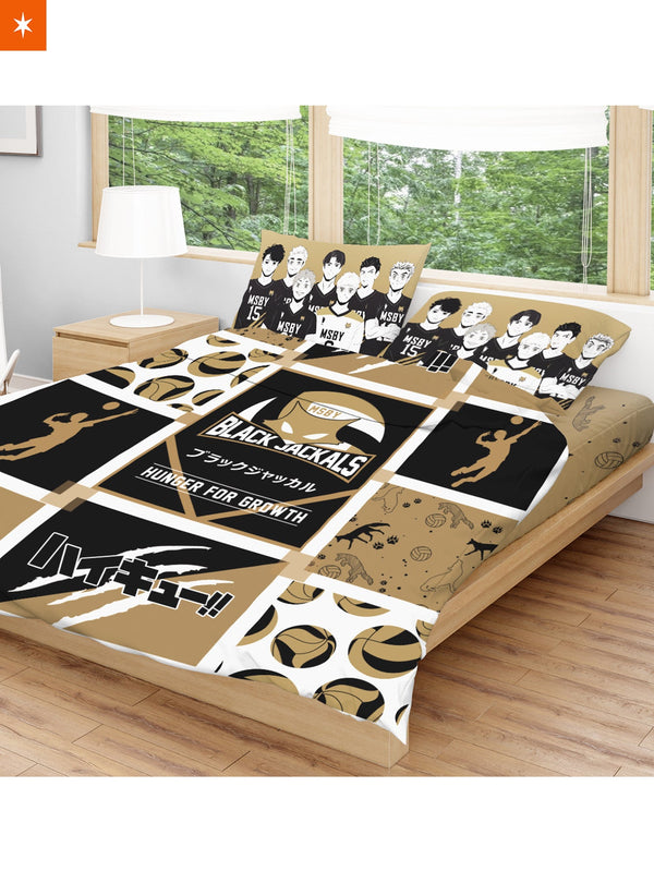 Fandomaniax - MSBY Black Jackals Cozy Bedding Set