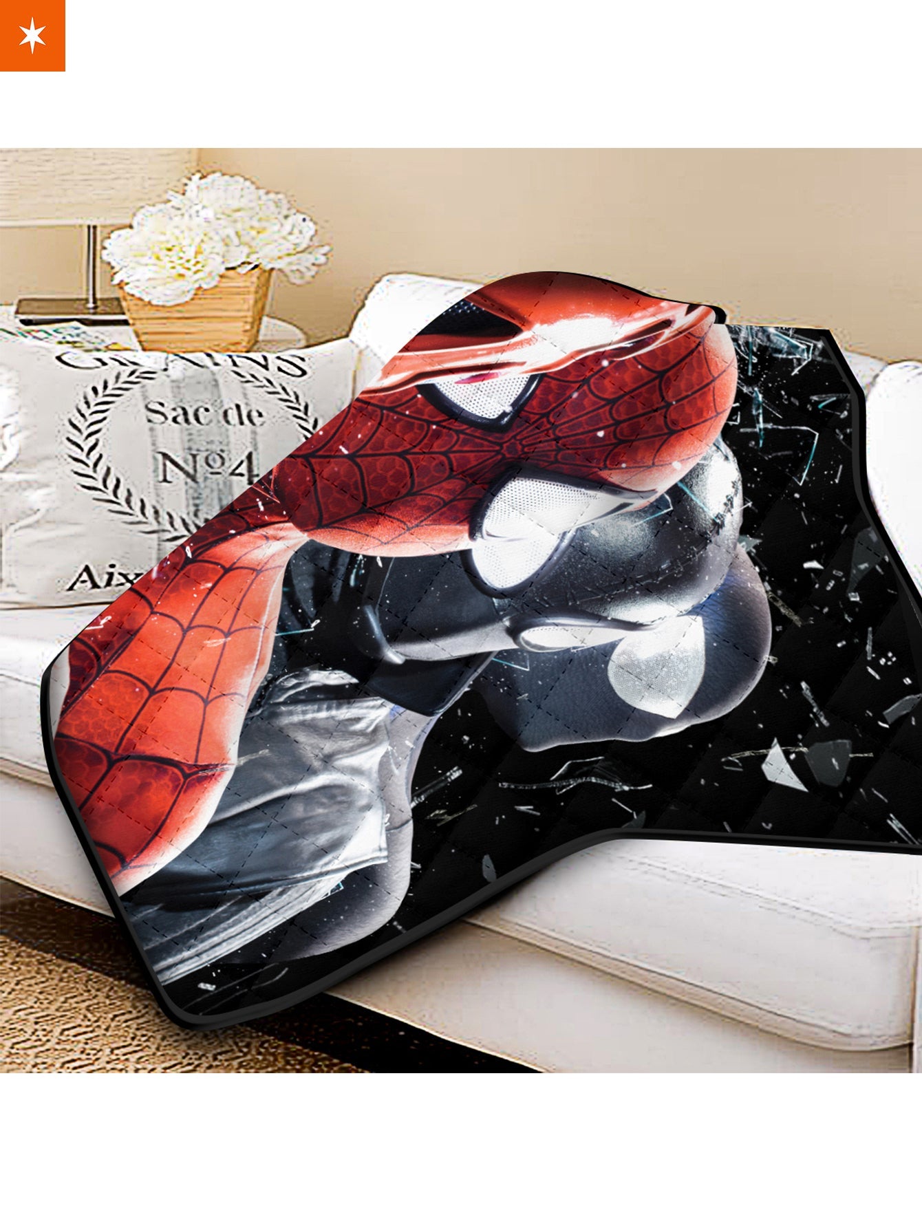 Fandomaniax - Multiverse Spider-man Quilt Blanket
