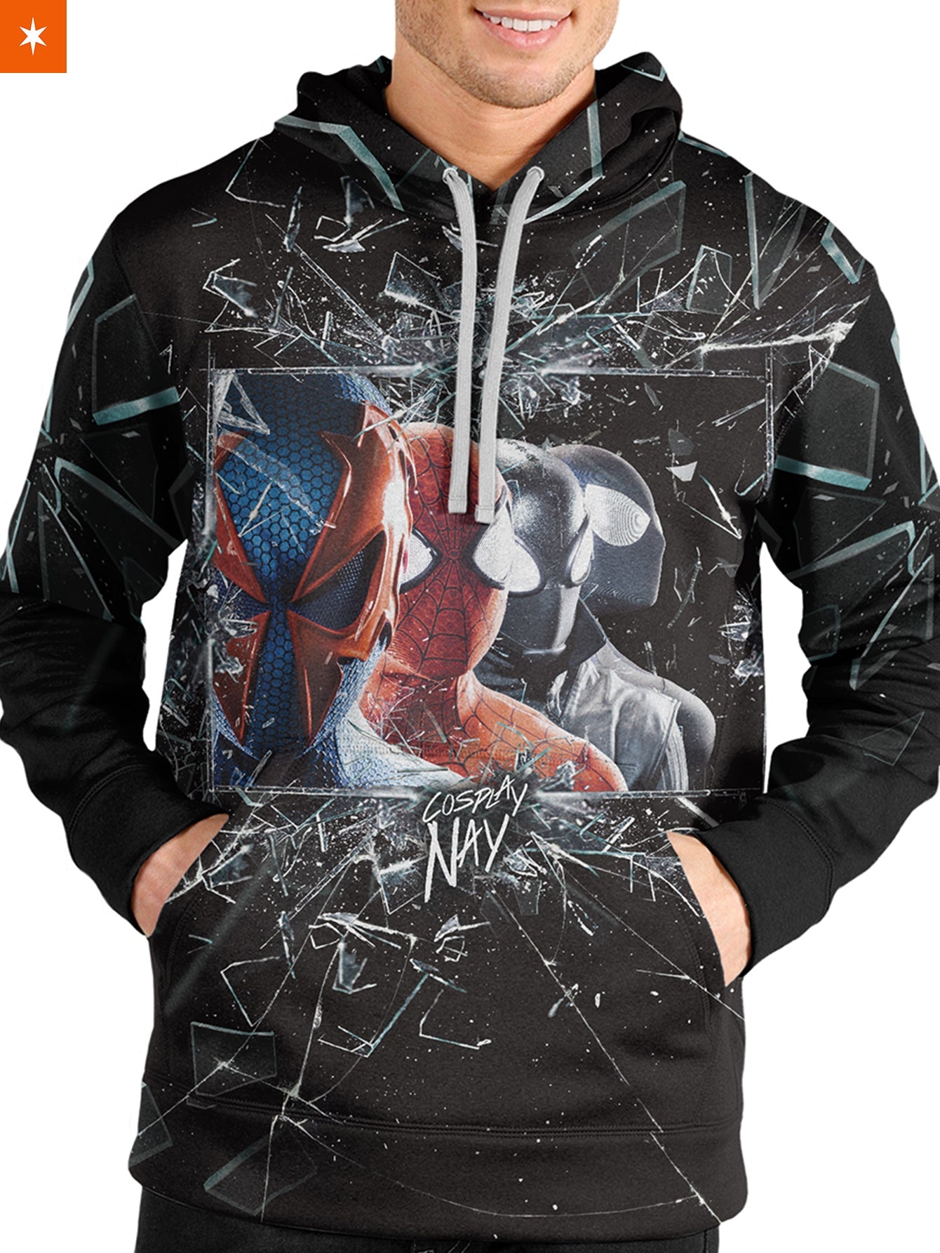 Fandomaniax - Multiverse Spider-man - Signed Unisex Pullover Hoodie