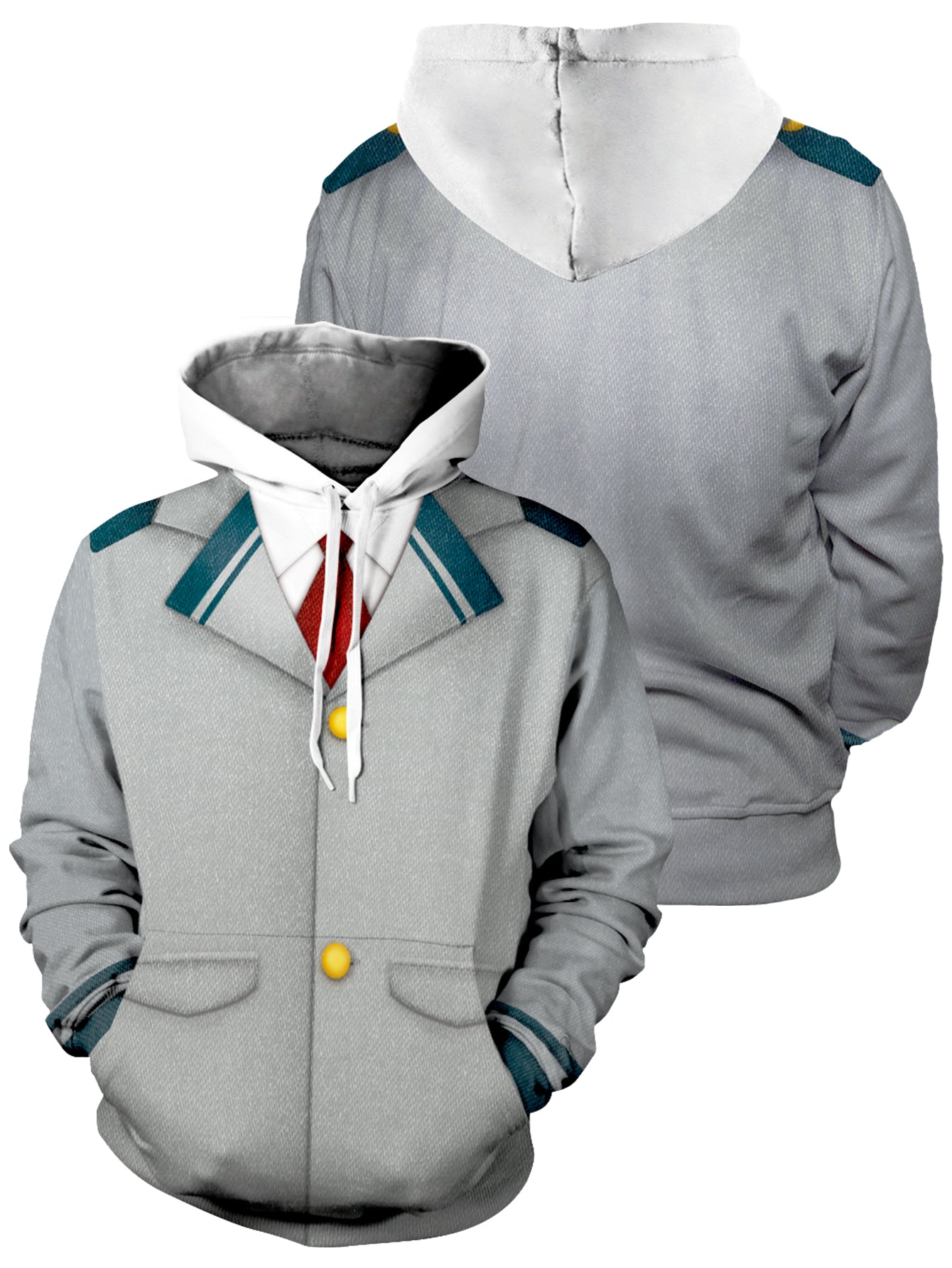 Fandomaniax - My Hero Academia School Uniform Pullover Hoodie