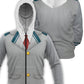 Fandomaniax - My Hero Academia School Uniform Zipped Hoodie