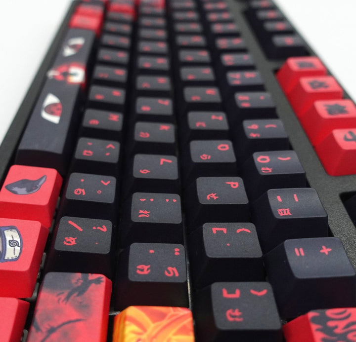 Naruto Keycaps | Itachi Uchiha Keycaps - Goblintechkeys