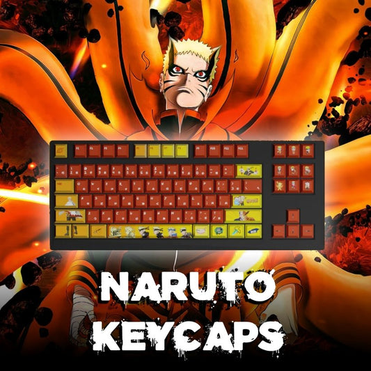Naruto Keycaps | The 7th Hokage Uzumaki Naruto Themed Keycaps - Goblintechkeys