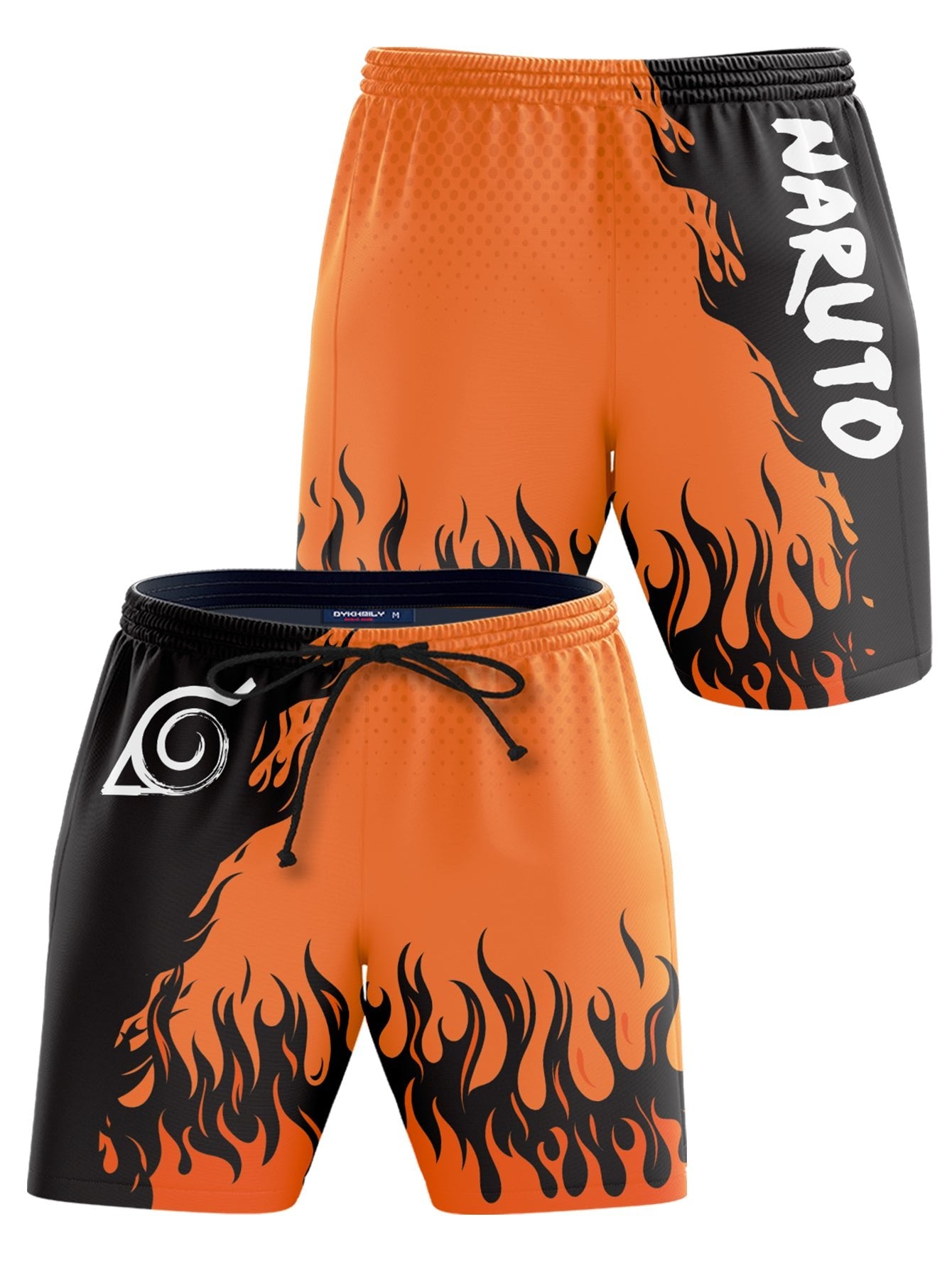 Fandomaniax - Naruto's Fire Beach Shorts