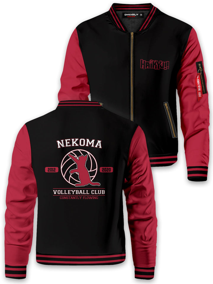 Fandomaniax - Nekoma Constantly Flowing Bomber Jacket