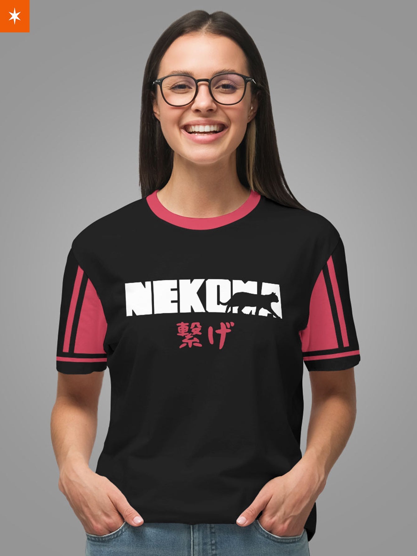 Fandomaniax - Nekoma Jersey Unisex T-Shirt