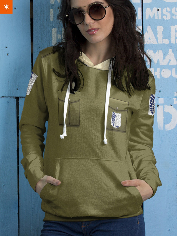 Fandomaniax - New Survey Corps Uniform Unisex Pullover Hoodie