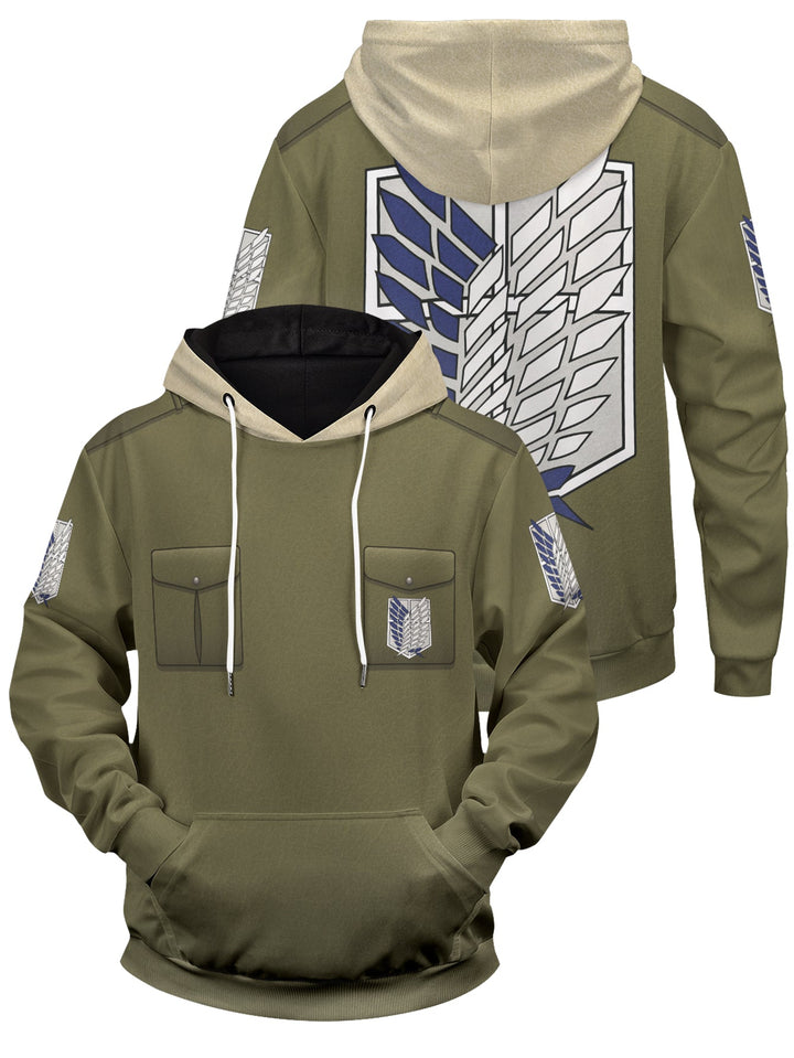 Fandomaniax - New Survey Corps Uniform Unisex Pullover Hoodie