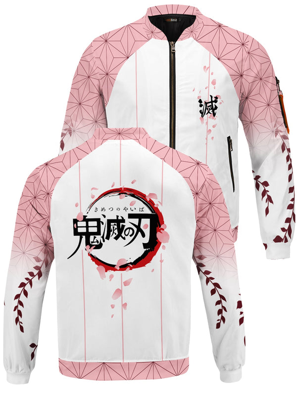 Fandomaniax - Nezuko Jersey Bomber Jacket