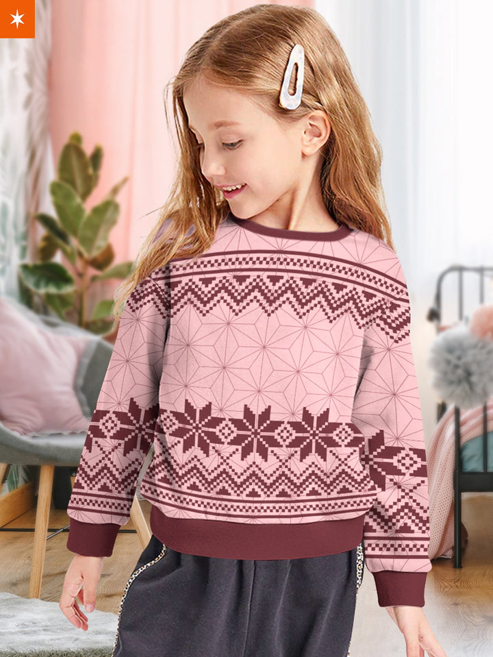 Fandomaniax - Nezuko Kids Unisex Wool Sweater