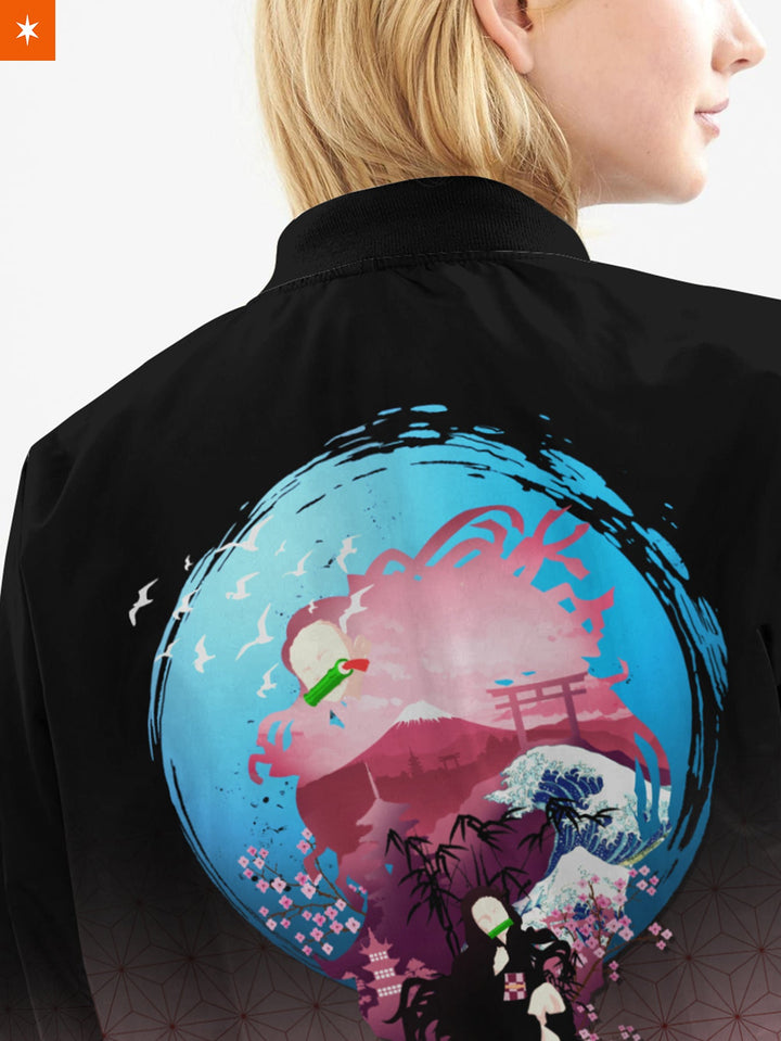 Fandomaniax - Nezuko Spirit Bomber Jacket