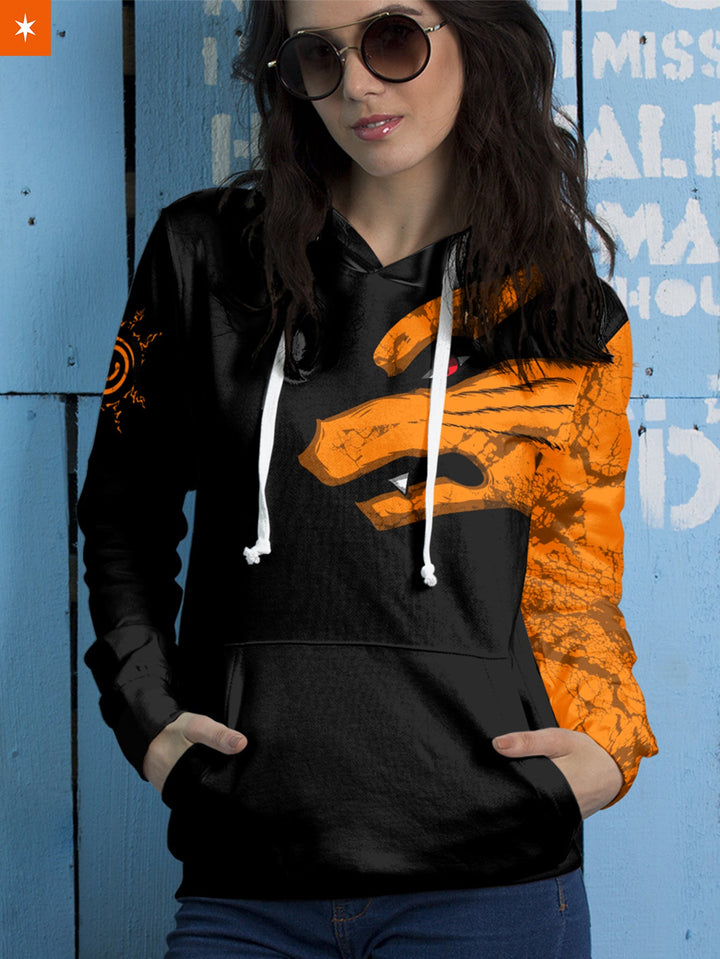 Fandomaniax - Nine Tails Mode Unisex Pullover Hoodie