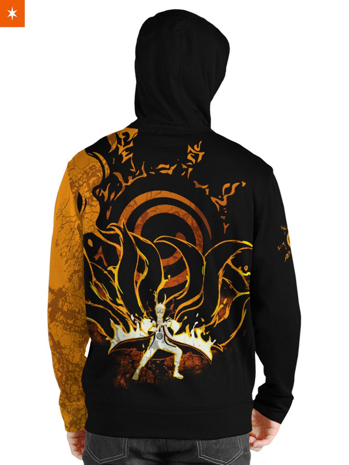 Fandomaniax - Nine Tails Mode Unisex Pullover Hoodie