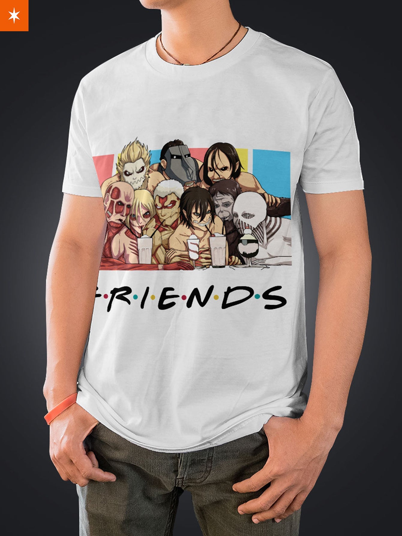 Fandomaniax - Nine Titans Friends Unisex T-Shirt