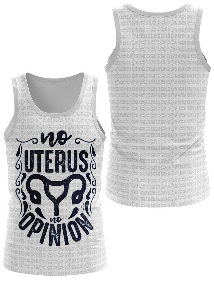 Fandomaniax - No Uterus Unisex Tank Tops