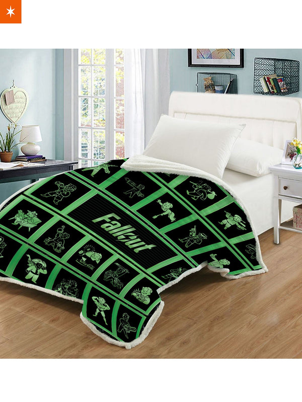 Fandomaniax - Nuclear Fallout Throw Blanket