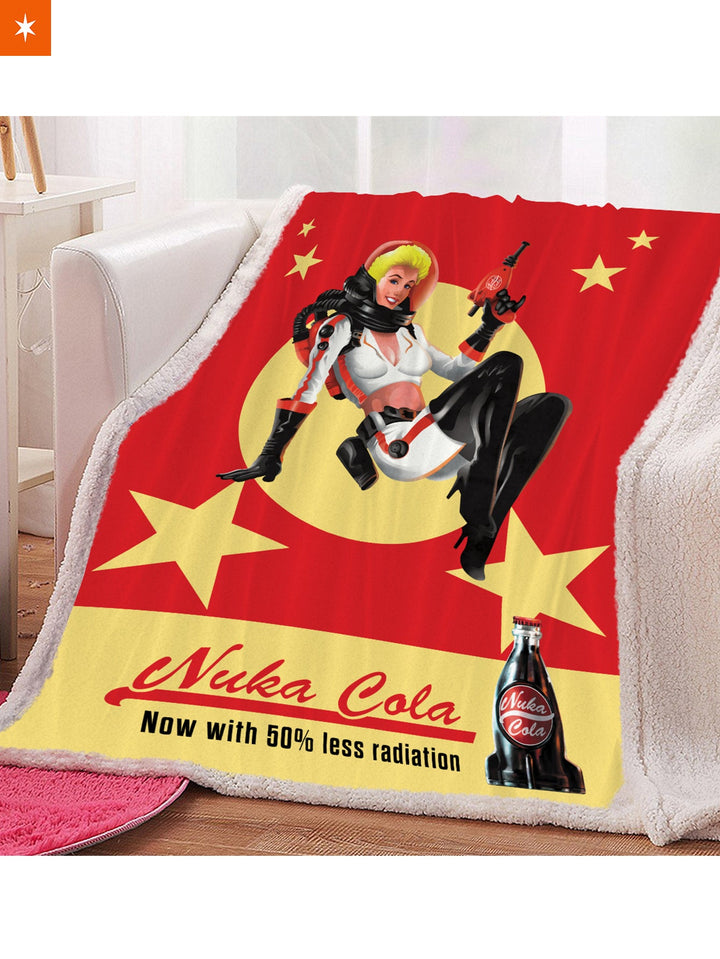 Fandomaniax - Nuka Cola Throw Blanket