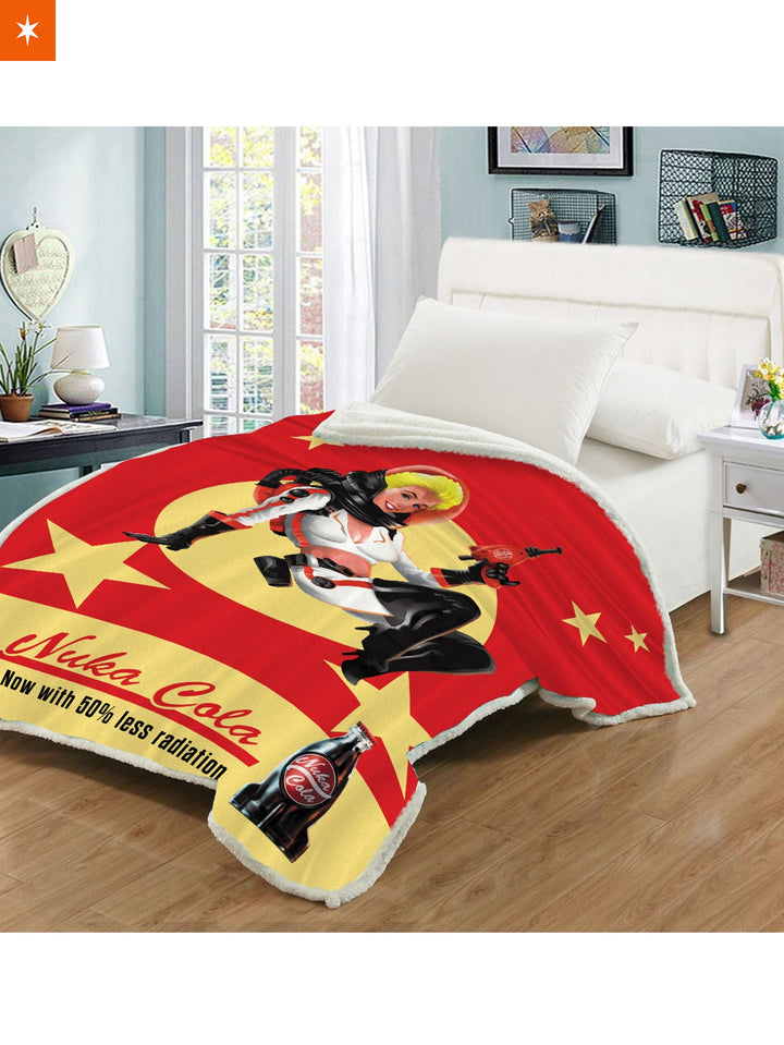 Fandomaniax - Nuka Cola Throw Blanket