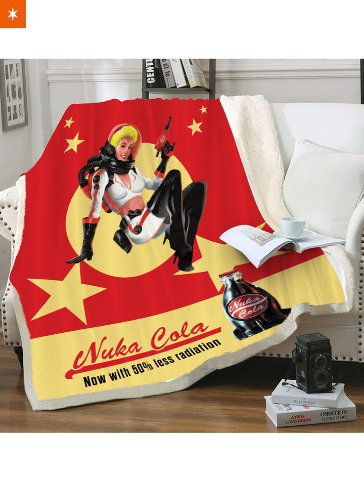 Fandomaniax - Nuka Cola Throw Blanket