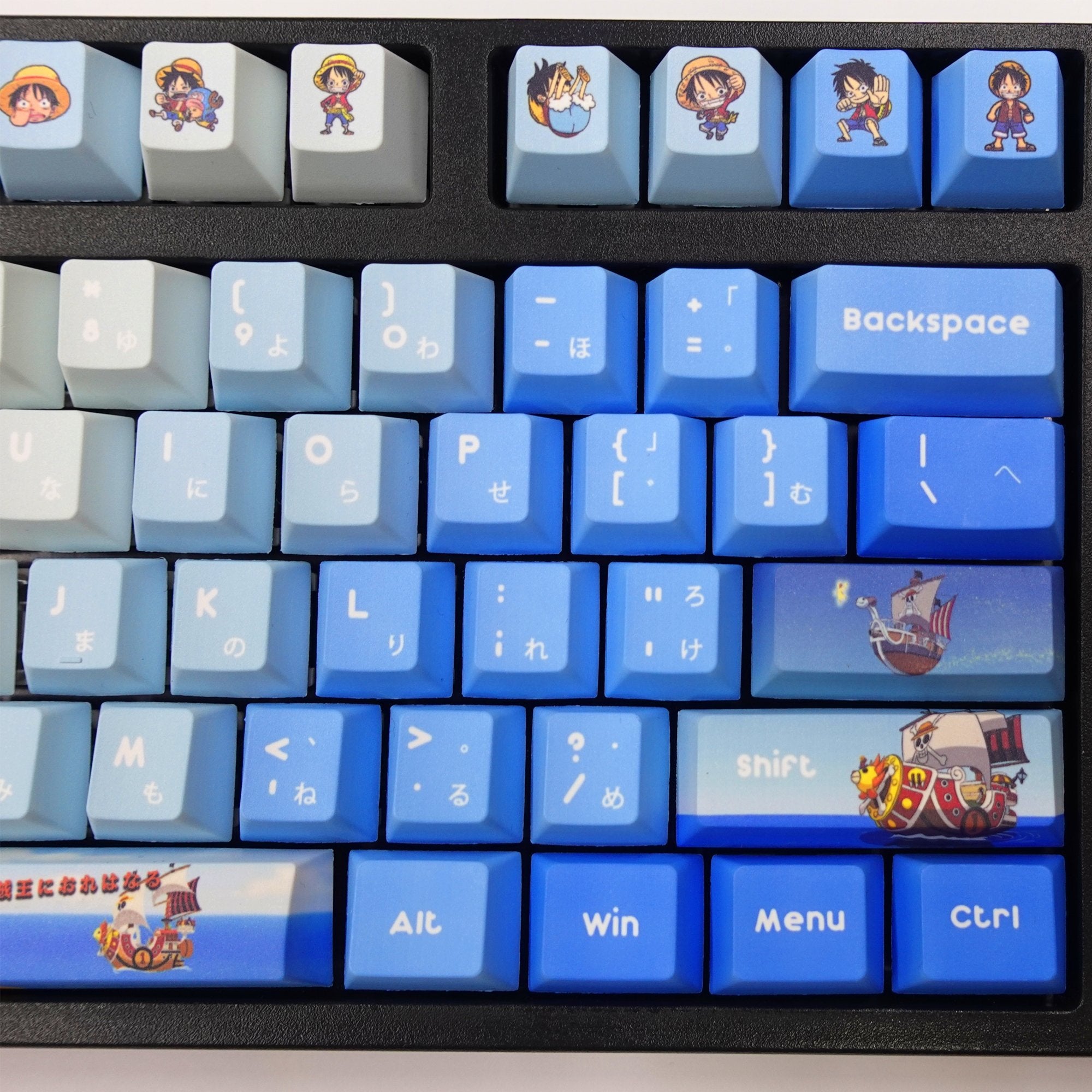 One Piece Keyboard Sticker One Piece Keycaps | Cool Anime Keycap Sets Keyboard – Fandomaniax