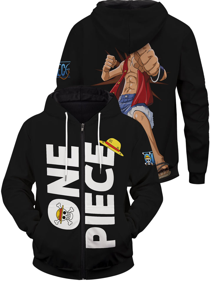 Fandomaniax - One Piece Unisex Zipped Hoodie