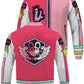 Fandomaniax - [Buy 1 Get 1 SALE] OP Red Pink Diva Bomber Jacket