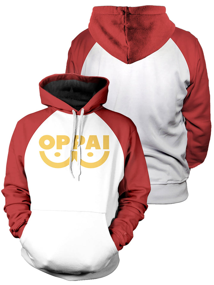 Fandomaniax - Oppai Unisex Pullover Hoodie