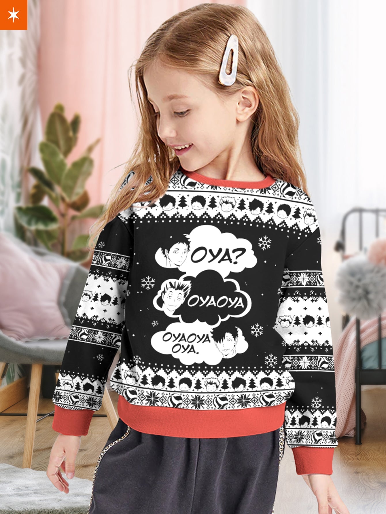 Fandomaniax - Oya Oya Oya Kids Unisex Wool Sweater