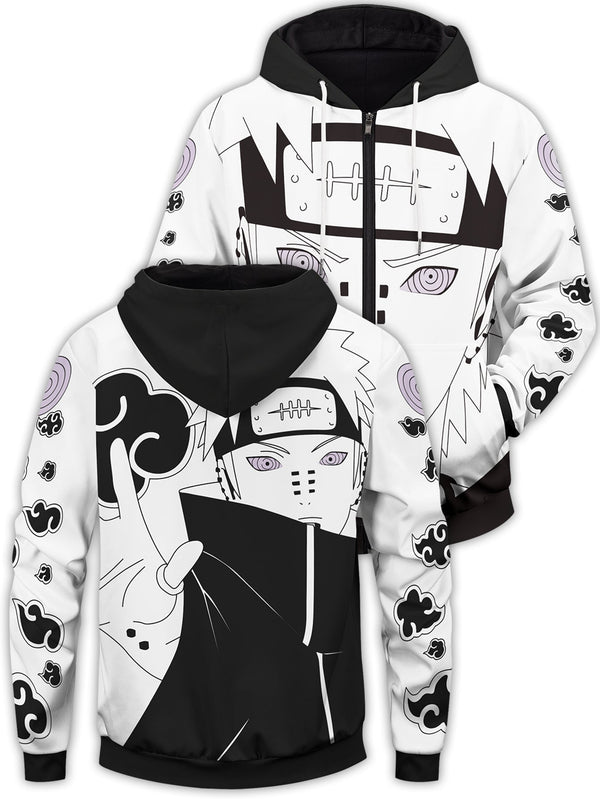 Fandomaniax - Pain Unisex Zipped Hoodie