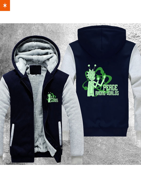 Fandomaniax - Peace Among Worlds Velvet Hoodie